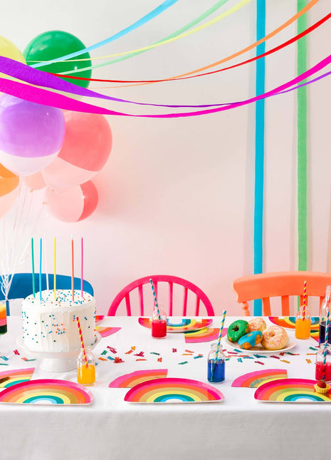 We Heart Two Toned Brights Dipped Balloons