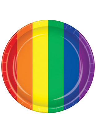 Rainbow Party Plates