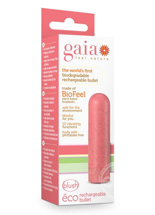 Blush Gaia Eco Rechargeable Bullet