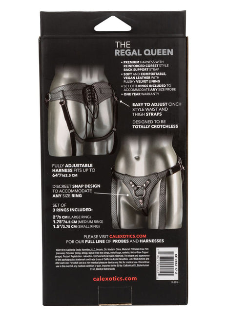 Her Royal Harness The Regal Queen - Pewter