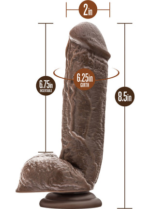Blush Dr. Skin Mr. D 8.5" Dildo With Suction Cup