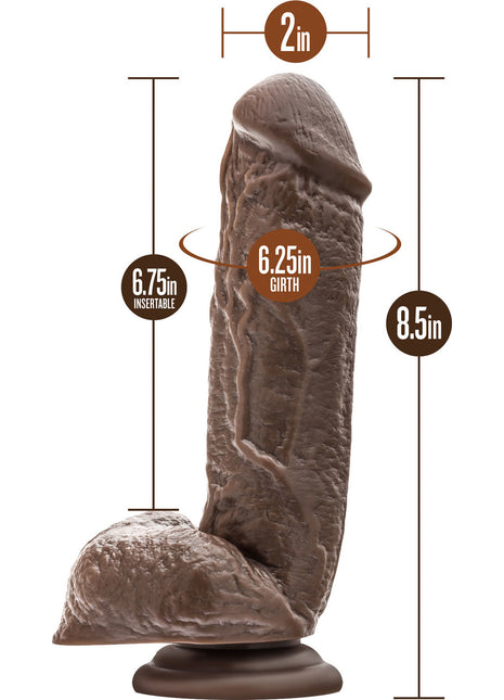 Blush Dr. Skin Mr. D 8.5" Dildo With Suction Cup