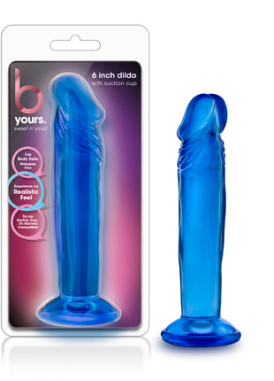B Yours Sweet N' Small 6" Dildo With Suction Cup