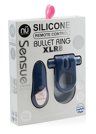 Nu Sensuelle Silicone Remote Control XLR8 Turbo Boost Bullet Ring - Asst. Colors