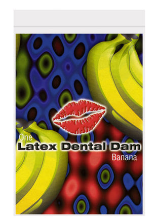 Banana Trust Flavored Latex Dental Dam