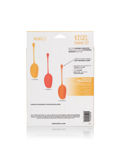 Cal Exotics Kegel Training Set - Mango