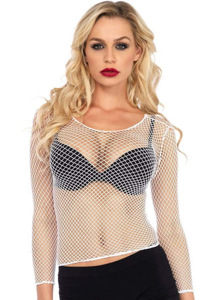 fishnet shirt