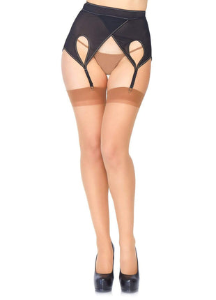 Plus Size Lynn Sheer Backseam Stockings