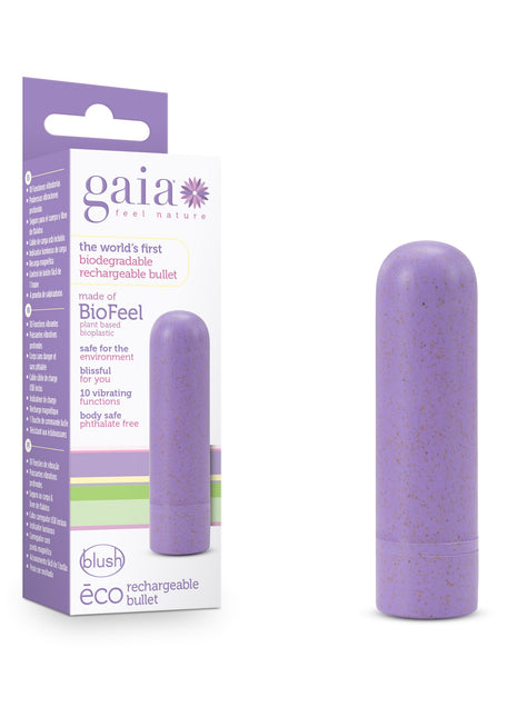 Blush Gaia Eco Rechargeable Bullet