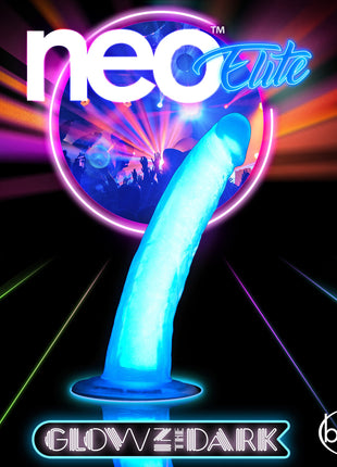 Neo Elite Glow 7.5" Cock with Suction Cup