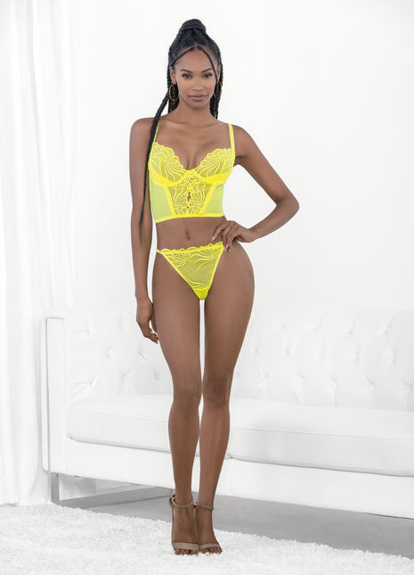 Neon Bustier Top